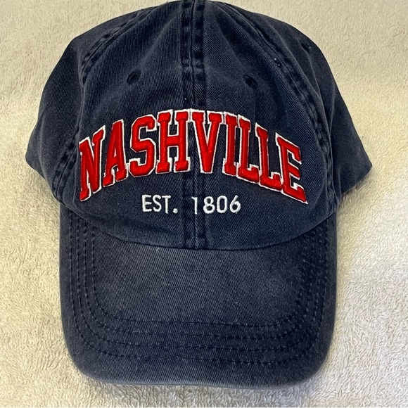 Stellar Adjustable Cotton Baseball Cap embroidered with NASHVILLE lettering - Picture 2 of 14